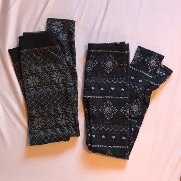 Two warm leggings - Picture 1 of 3